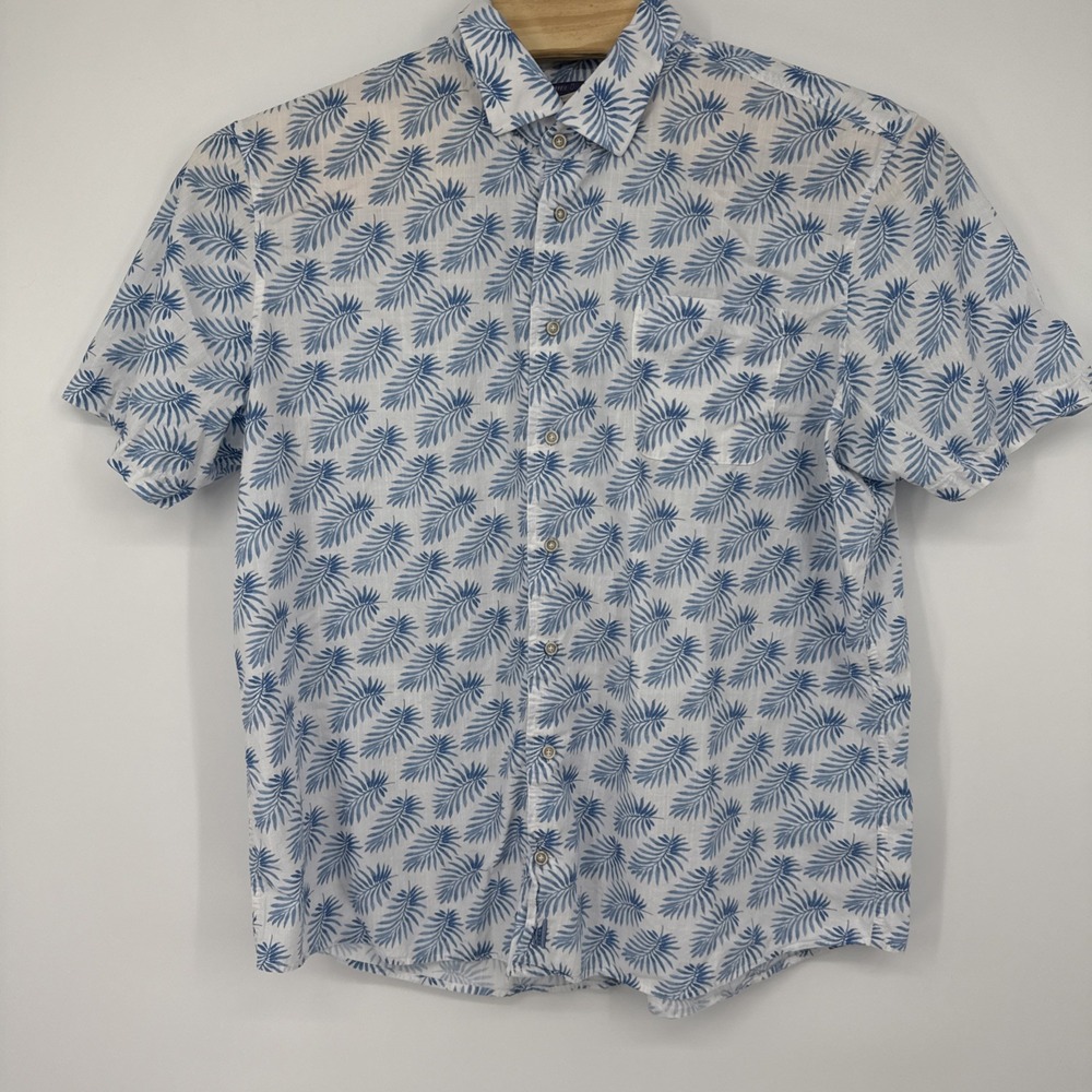 Johnnie-O Hanging Out Button Down Shirt Medium Hawaiian AOP 2XL Floral Beach